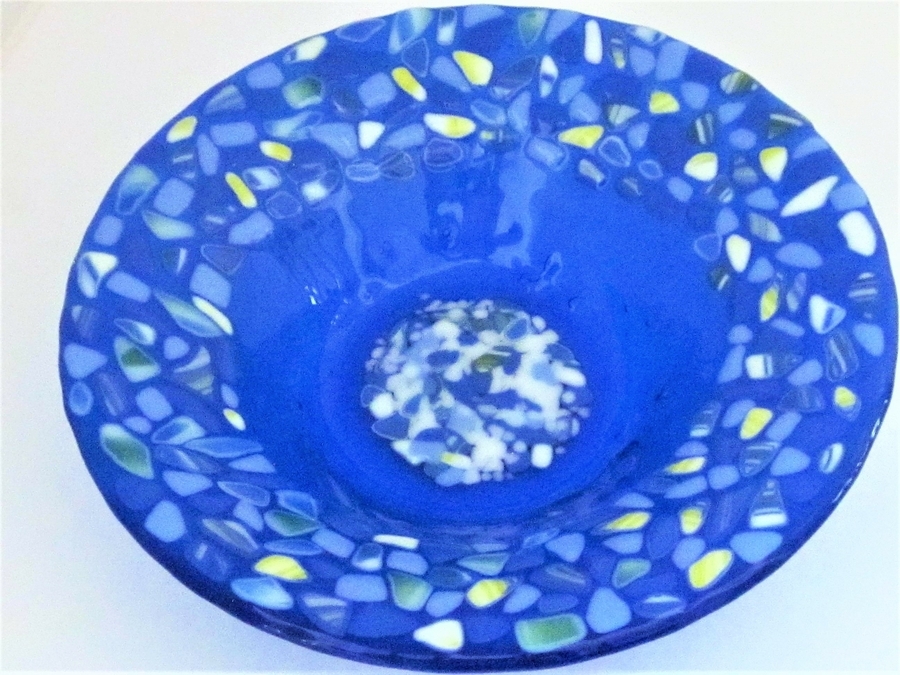 Blue Tumble Bowl